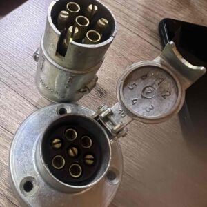 Розетка  вилка Украина металл